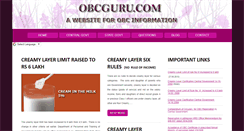 Desktop Screenshot of obcguru.com
